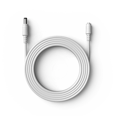 Power Extension Cable White